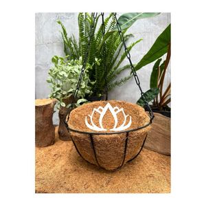 Maceta Colgante de Fibra de Coco de Primera Calidad 2026, Cesta de Fibra de Coco para Cultivo de Flores y Decoración de Paredes, con Control de Flujo de Aire y Agua - Product Image 1