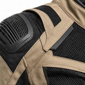 Panneaux de ventilation personnalisés, bandes réfléchissantes, veste en Cordura pour homme, protections contre les chocs tout-terrain, vestes textiles pour moto - Product Image 4