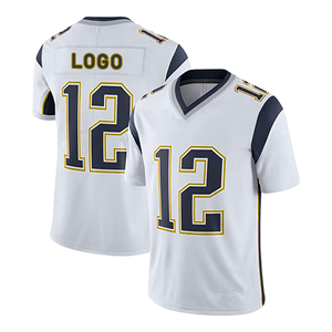 Jersey de Fútbol Americano de Manga Corta con Nombre y Números Impresos por Transferencia de Calor en Poliéster de Alta Calidad, Superventas, al por Mayor - Product Image 3