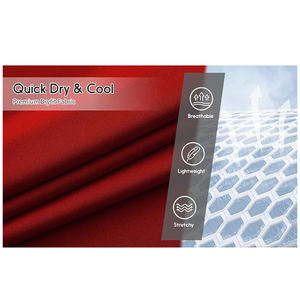 Camiseta Deportiva de Manga Larga para Hombre, de Secado Rápido, para Entrenamiento, Fitness, Top Deportivo, Tejido Grueso de Spandex/Poliéster - Product Image 6