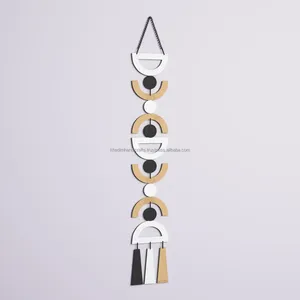 แผ่นผนังศิลปะทำจากไม้ในร่มและกลางแจ้งดีไซน์ทันสมัยชุดแขวนตกแต่งสำหรับสำนักงานและบ้าน - Product Image 2