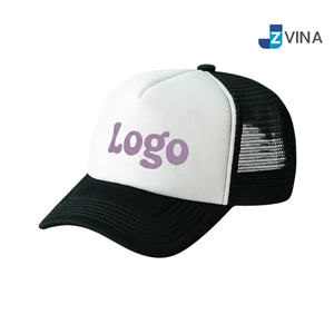 Casquette de baseball en maille bicolore avec logo personnalisé, broderie de logo, casquette de camionneur en coton, unisexe, décontractée, sport, extérieur - Product Image 1