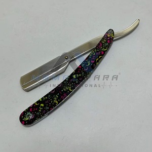 Professional Barber Straight <b>Swing</b> Lock <b>Single</b> Edge Stainless Steel Folding Razor Hygienic Paper Coated Replaceable Blade Shave - Product Image 6
