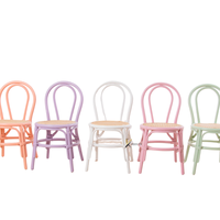 KV NATURAL HOME - Juego de Mesa y Silla Escolar de Ratán Moderno, Seguro y Duradero para Jardín de Infancia - Muebles de Aprendizaje Ecológicos