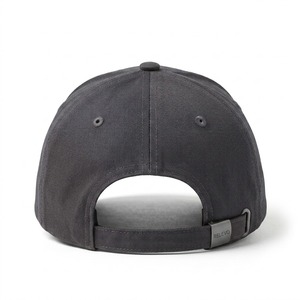 Gorra de Béisbol de 6 Paneles en Mezclilla Azul Marino con Logotipo de Cuero Repujado, Decoración de Perlas y Botones, Ajustada, Unisex, para Adultos, Ideal para la Playa - Product Image 4
