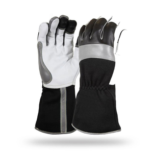 Gants de soudage TIG MIG en cuir de vachette pleine fleur, résistants à la chaleur, pour travaux industriels, gants de sécurité professionnels pour soudeurs - Product Image 2