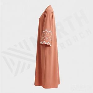 Nouvelle Abaya Modèle Simple en Coton, Vente en Gros, Robe Kaftan Ouverte pour Femmes, Vêtements Islamiques de Haute Qualité, Approvisionnement en Gros - Product Image 3