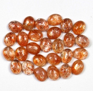 Pierre de soleil naturelle cabochon, pierres précieuses en vrac de qualité AAA+, toutes formes et tailles disponibles, prix de gros pour la fabrication de bijoux - Product Image 1