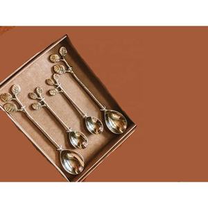 Cuillère de service en acier inoxydable aspect royal avec design moderne couverts de haute qualité pour restaurant mariage maison hôtel - Product Image 4