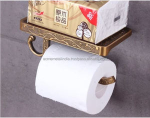 Lujoso soporte de rollo de papel, elegante colgador de barra de toallas para cocina, accesorios de baño, organizador de encimera moderno - Product Image 6