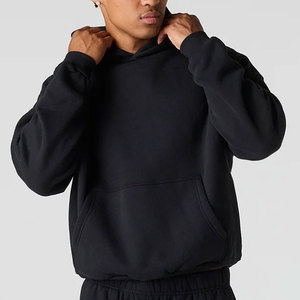 Sudadera con Capucha Personalizada de Felpa Gruesa de 500 g/m², Corte Regular, Alta Calidad, 100% Algodón, Bolsillo Tipo Canguro, Sudadera Lisa para Hombre - Product Image 3