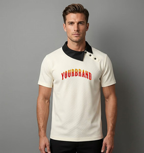 OEM/ODM 100% Cotton Knitted <b>Men's</b> Shirts Custom Embroidered Logo Breathable High Quality Solid Color Short Sleeve <b>man</b> <b>polo</b> shirt - Product Image 4