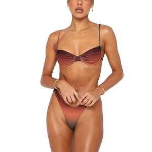 Nuevo Bikini Micro de Dos Piezas para Mujer, Traje de Baño Triangular con Tiras, Ropa de Playa Premium - Product Image 4