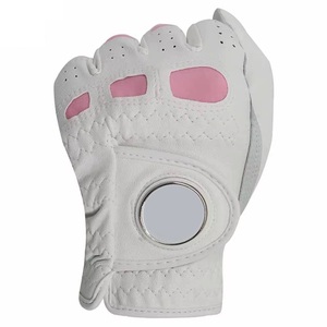 Gants de golf sportifs en peau de mouton antidérapants de haute qualité avec logo personnalisé Punchin Sports pour homme, main droite, fermeture auto-agrippante main gauche - Product Image 6