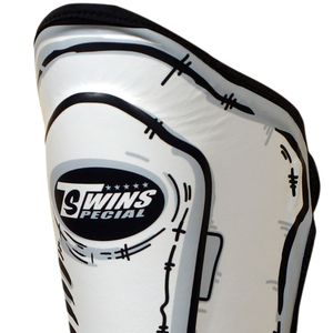 Protège-tibias de boxe personnalisés en cuir avec impression numérique, rembourrés en mousse souple écologique pour la protection du tibia et des pieds – Vente en gros - Product Image 5