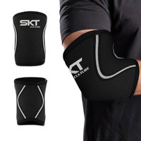 Manchons de coude en néoprène élastique personnalisés avec logo, respirants, épaisseur 5 mm, 7 mm, 9 mm, protection des genoux pour la musculation, la sécurité en fitness