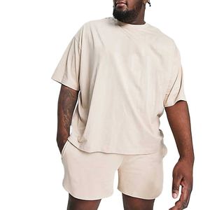 Ensemble décontracté homme été en coton respirant et léger, motif imprimé, tenue deux pièces style streetwear - Product Image 1