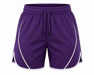 Shorts de sport décontractés pour hommes, écologiques, bleus, à séchage rapide, avec cordon de serrage à la taille, mi-longs, en polyester tricoté, pour la remise en forme et l'entraînement - Product Image 2