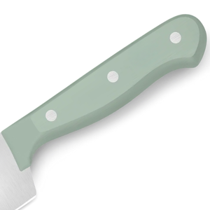 Couteaux de cuisine haut de gamme en acier inoxydable avec lame tranchante et manche noir pour trancher, hacher et préparer les aliments - Product Image 5