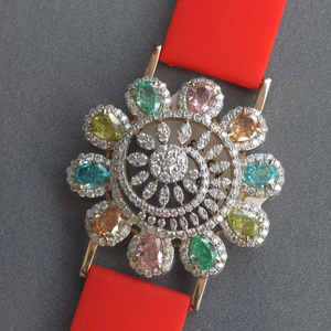 Flower Shape 925 <b>Silver</b> <b>Cuff</b> <b>Bracelet</b> with Diamond Inlay Vintage Party for Women Fashion Luxury Everyday Wear - Product Image 4