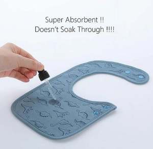 Baberos para Bebés 95% Bambú 5% Spandex – Comodidad Flexible y Amigable con la Piel - Product Image 4