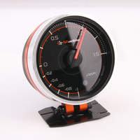 Jauge de température de l'eau analogique 60 mm/52 mm avec rétroéclairage réglable et avertissement de pointe de température pour voitures et camions 12 V