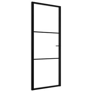 Puerta Interior de Vidrio ESG y Aluminio Negra de 29.9''x79.3'' - Product Image 2