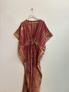 Wholesale Pack Of <b>Maxi</b> Printed Hand Tie Dye <b>Kaftan</b> Dress Luxury Women Comfy Dress - Product Image 5