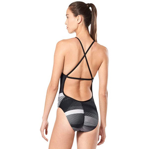 Traje de Baño de Una Pieza con Cuentas para Mujer, Diseño Sólido, Ropa de Playa con Logotipo Frontal, Tipo Bikini - Product Image 2