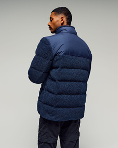 Chaqueta acolchada personalizada para hombre para invierno, ropa informal premium para exteriores, a prueba de viento, con cierre de cremallera y bolsillos laterales, abrigo para hombre - Product Image 2