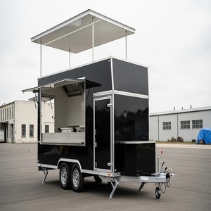 Remorque alimentaire mobile à vendre avec cuisine professionnelle équipée, aménagement personnalisé, comptoir de service et espace de rangement, prête à l'emploi - Product Image 1