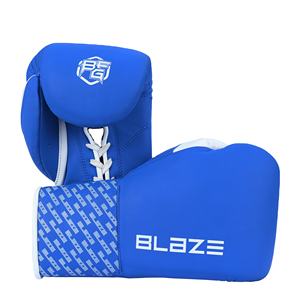 Gants de boxe en cuir à lacets professionnels, séchage rapide, évacuation de l'humidité, personnalisables, conçus pour l'entraînement en extérieur, conçus pour le sparring - Product Image 1