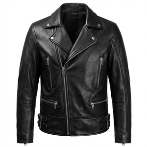 Chaqueta de Cuero Colección Invierno Cálida de Cuero Puro para Hombre, Chaquetas de Cuero Genuino de Alta Calidad a un Precio Accesible - Product Image 2