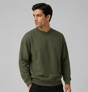 Men's Fleece <b>Sweatshirt</b> Men's Fleece Winter <b>Sweatshirts</b> Heavyweight <b>Long</b> Sleeve Crew Neck <b>Sweatshirt</b> - Product Image 3