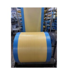 Bolsas de saco de PP de alta calidad reciclables impresas con logotipo personalizado, fabricante indio para agricultura, productos fertilizantes de harina - Product Image 1