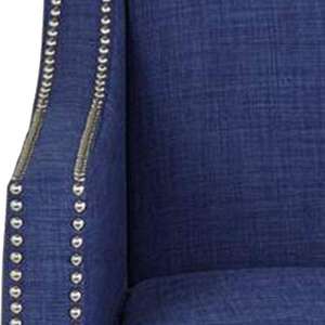 Sillón tapizado adornado cuadrado de estilo tradicional Rhesia para sala de estar o estudio - Product Image 6