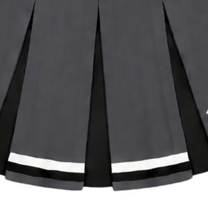 <b>Grey</b> Cheerleading <b>Pleated</b> <b>Skirt</b> Women Girls Athletic Dance Team Performance Practice Training Competition Sports Uniform - Product Image 4