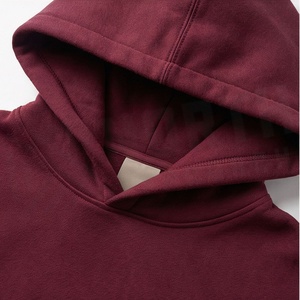 Women Custom Oversized <b>Long</b> Sleeve Pullover Hoodie Solid Pattern Drop Shoulder Streetwear High Quality Fashion <b>Sweatshirt</b> - Product Image 4