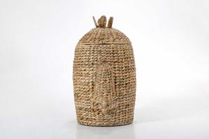 Woven <b>water</b> <b>hyacinth</b> <b>basket</b> shaped like a cactus Handmade Storage <b>Basket</b> Wholesale eco-friendly Made in Vietnam - Product Image 3