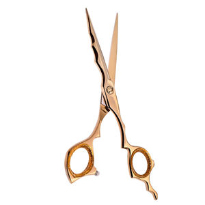 Ciseaux de Salon de Beauté en Titane Doré, Acier Chirurgical Poli Miroir, Ciseaux à Ongles Droits - Product Image 4