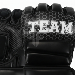 Custom MMA Boxing <b>Gloves</b> Fabric Personalized Training <b>Gloves</b> with <b>Moisture</b> Wicking and Hook & Loop Closure for Martial Arts Gym - Product Image 4