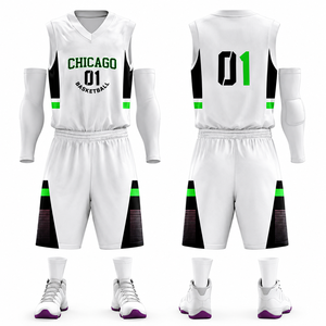 Anpassbares Logo Schnelltrocknende Basketball-Uniform Set Schweißableitende Basketballkleidung für Herren - Product Image 4