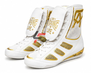 No Boxing No Life, Zapatos de Boxeo de Primera Calidad, Personalizables en Todos los Colores, Profesionales, Ajustables, con Cierre de Cordones, Antideslizantes, OEM - Product Image 1