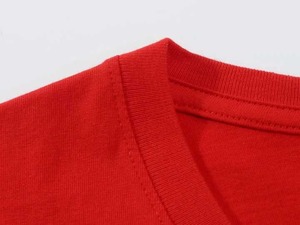 เสื้อยืดคอกลมผู้ชาย ผ้าคอตตอน 95% สแปนเด็กซ์ 5% สีพื้น ดีไซน์เรียบง่าย ขายดีที่สุด - Product Image 5