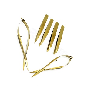 Pinzas para Cejas RMI Gold Plasma con Punta Inclinada, Acero Inoxidable, Ligeras, Lavables, Empaque Personalizado, Nuevo Estilo en Venta - Product Image 4