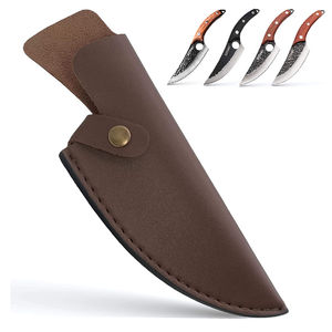 Étuis à couteaux de cuisine en cuir véritable écologique avec options personnalisables, étui à couteaux en cuir de qualité supérieure - Product Image 1