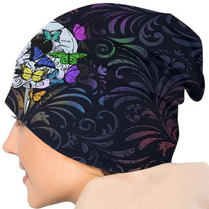 Wholesale Custom Logo Beanies <b>Winter</b> Knit Hats Unisex Acrylic Warm Skull <b>Cap</b> Bulk Plain Beanie Manufacturer - Product Image 6