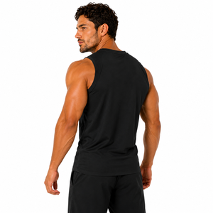 High Quality <b>Men</b> Muscle Shirt Sleeveless Workout Sleeveless Shirt Vibrant Tone Fitness Top Custom <b>Men</b> Gym <b>Singlet</b> - Product Image 6