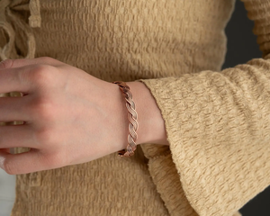 NEHA ENTERPRISES Brazalete de Cobre de Lujo, Pulsera, Brazalete Ajustable Hecho a Mano, Personalizable, Joyería de Moda - Product Image 6