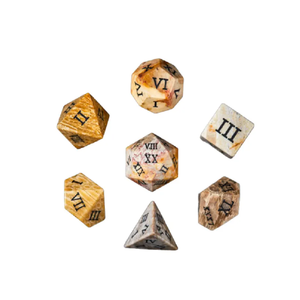 High quality stone dice <b>crystal</b> Imperial jasper natural <b>crystal</b> reiki healing gemstones Engraved custom dice <b>set</b> Vikings - Product Image 2